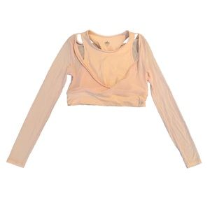 ALO YOGA PIVOT LAYERED LONG SLEEVE TOP